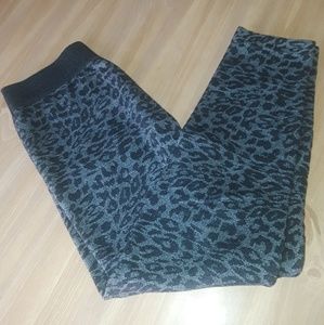 Cheetah print tights